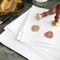 Blank Release Paper Pack of 10 sheets in A5 Sticker Hand Tent Tools Material Fire Lacquered Seal Anti-Stick Paper Detemplate