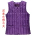 Mùa thu và mùa đông mẫu trung niên và phụ nữ lớn tuổi kích thước lớn xuống áo vest cotton trung niên mẹ tải vest ấm vest thoi trang cong so Áo vest