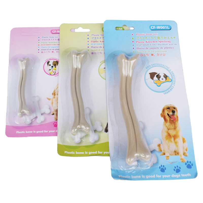 Small and medium-sized teddy toy dog ​​toy bone-type PP resin molar toy bite-resistant and healthy teeth educational cat toy
