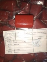  TOPMAY CBB FILM CAPACITOR 825J K 8 2UF 400V FOOT DISTANCE 31MM