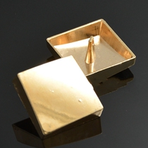 Button button monopoly irregular square metal sweater jacket buckle DIY womens coat clothing accessories