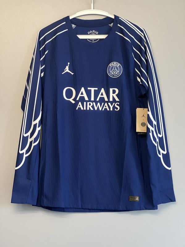 Paris Saint-Germain 24-25 Season Third Away Fourth Away Player Version Jersey Adv Long Sleeve Hj7322 Paris Saint-Germain 24-25 Season Third Away Fourth Away Player Version Jersey Adv Long Sleeve Hj7322
