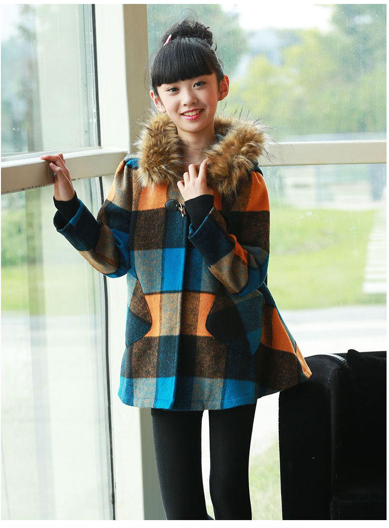 Manteau pour fille HIROIBEAR en laine - Ref 2161798 Image 22