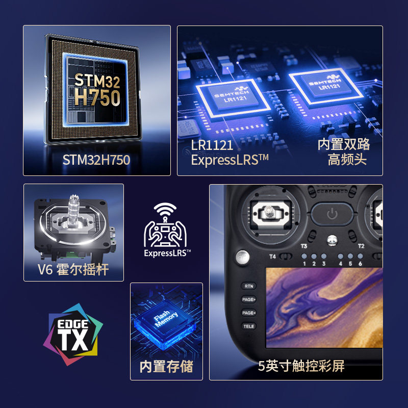 【預售】Radiomaster TX16S MK3 遙控器ELRS開源系統V6霍爾搖桿