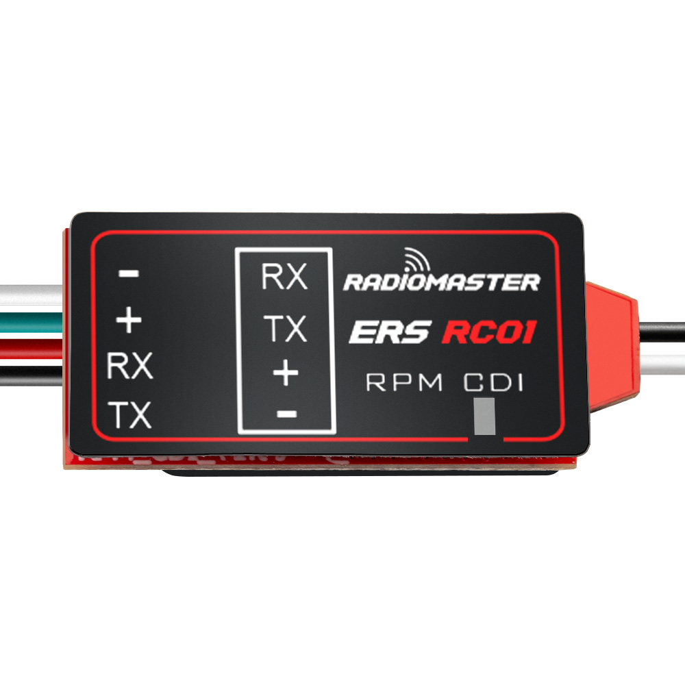 【RadioMaster】ERS‑RC01 CDI 汽油引擎轉速感測器｜ExpressLRS PWM