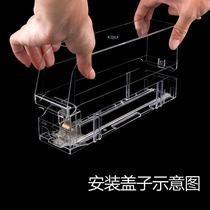 Smoke push and pull tobacco coil in the dust cover supermarket automatic pop-up push and pull tobacco display frame