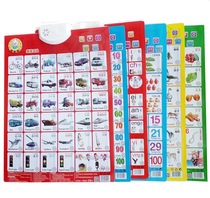 Electronic baby reading pictures Wall wallpaper stickers bump children early education sound wall chart 0-3 years old talking
