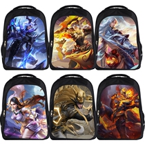 King of Glory double-layer large schoolbag male primary and secondary school students youth childrens backpack large capacity new trendy cool handsome