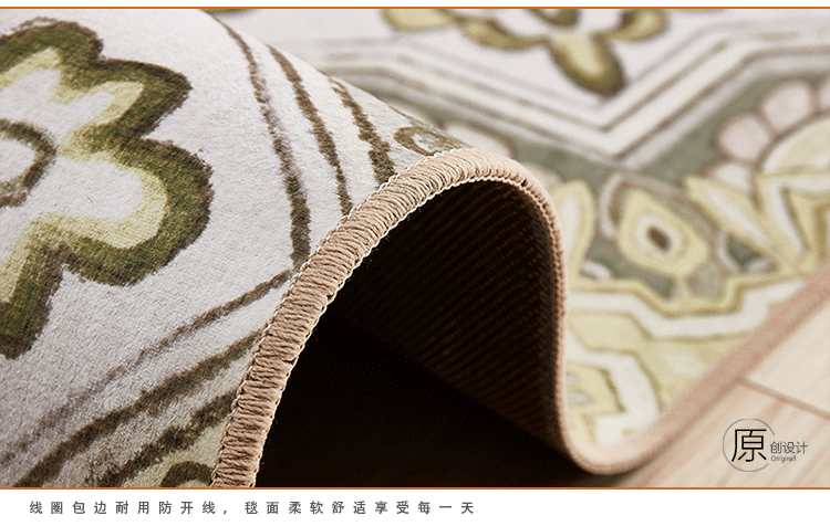 Loulan Graces phòng khách showroom Bắc Âu Mỹ Da Đỏ hình học Kilim thảm trong phòng ngủ thảm and Breakfast - Thảm thảm trải giường thay đệm