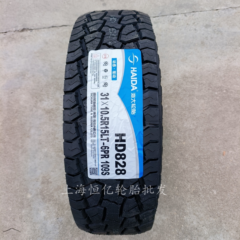 Haida Tires 31/10.5R15Lt Hd828 at Are Suitable for Pajero, Changfeng, Cheetah, Cherokee, and Wrangler