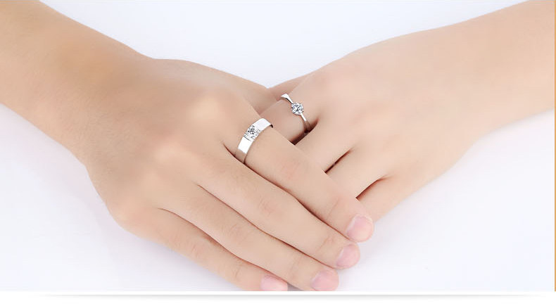 Bague mixte en Alliage argent plaque plaque or - Ref 3088590 Image 23