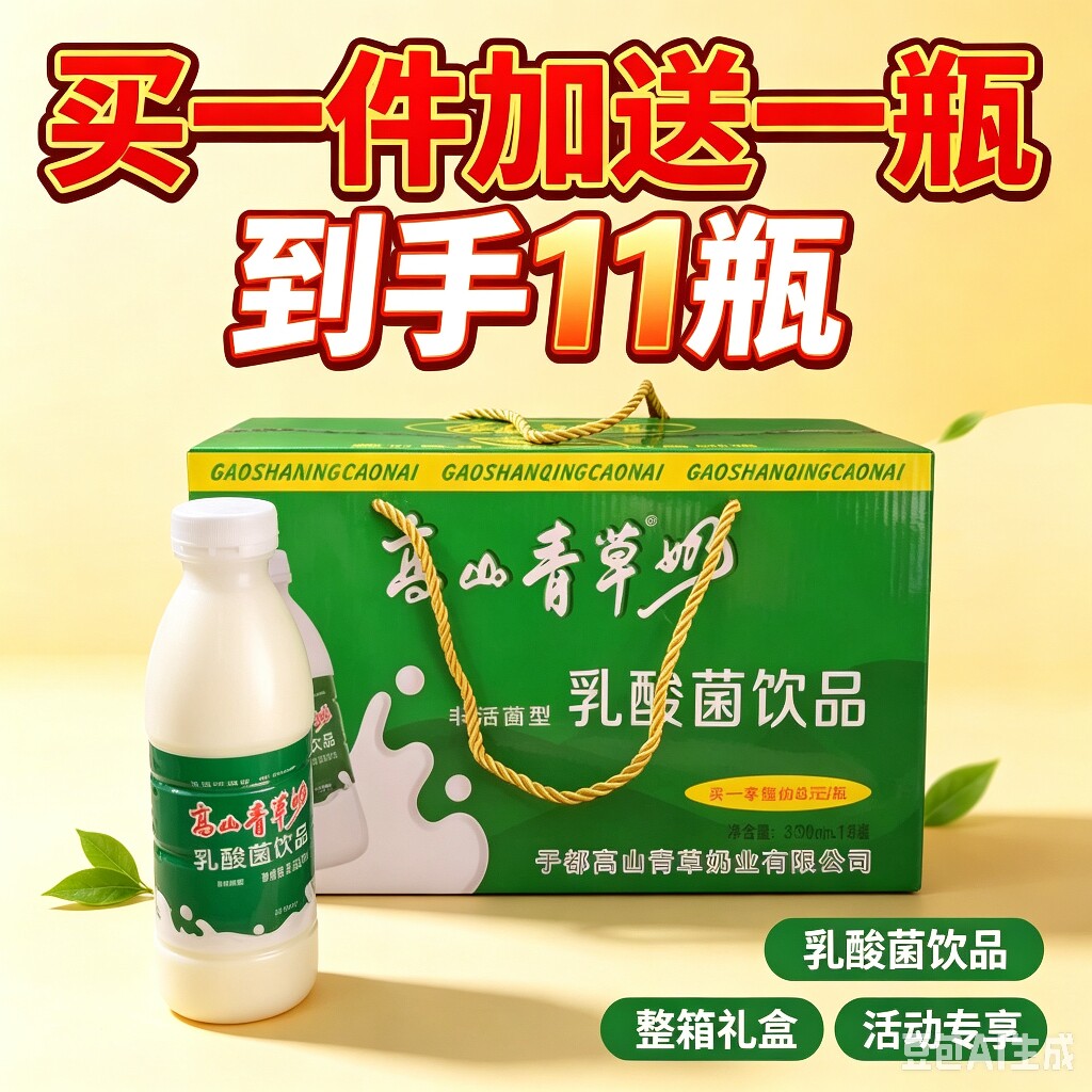 高山青草奶直销的LOGO
