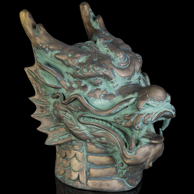 Bottle home furnishing articles 5 jins of jingdezhen ceramics with imitation bronze 12 zodiac hip mercifully wine jar