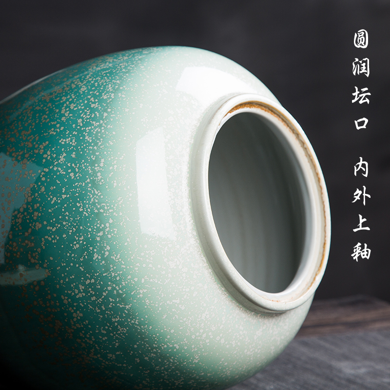 Barrel of jingdezhen ceramic household with cover storage caddy fixings meter box sealing insect - resistant ricer box 20/30/50 kg