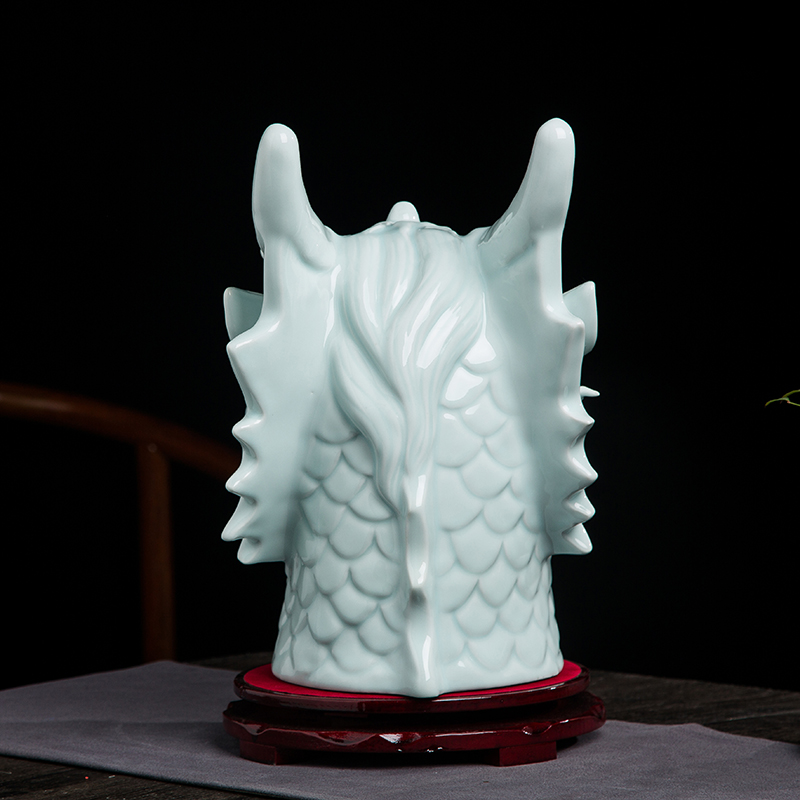 Bottle furnishing articles 12 zodiac jingdezhen ceramic household seal gifts 5 jins of how empty jar jar