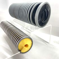 Inner and outer winding spring brush Nylon plastic wire spiral brush Polishing cylinder brush Spiral winding industrial brush roller