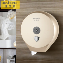 Bosharan roll carton toilet tissue box toilet waterproof roll paper holder hotel wall-mounted large tray roll paper tube