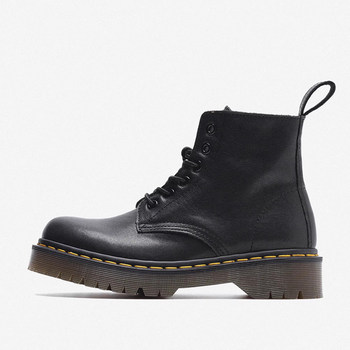 Autumn and winter new black vegetable tanned 101 martin boots bex men's and women's same style 6-hole british style workwear men's and women's short boots