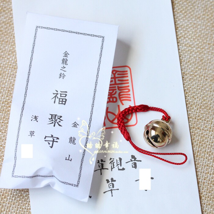 2023 hot selling Asakusa spot Japanese goalkeeper Children's water sound bell Bell Safety Pendant Bell Ladle Bag Hanging Ornament-Taobao