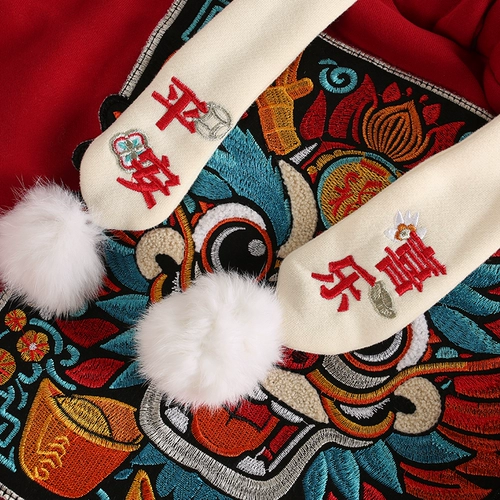 Детский красный комплект, утепленная толстовка, зимняя юбка для девочек, подходит для подростков