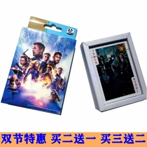 The Avengers Union Iron Man Ray Goliath Green Giants Cartoon Perimeter Playing Cards Paper Card Table Tours Collection Treasured