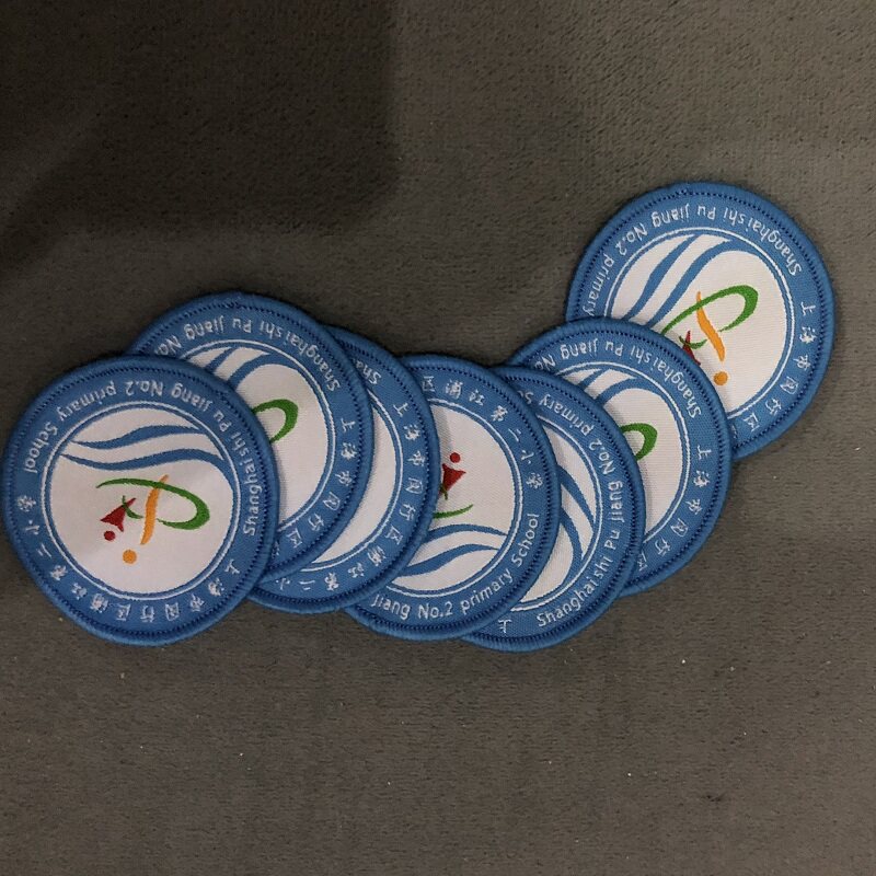 Computer embroidery cloth stickers logo clothes class badge school badge school custom badge custom logo embroidery badge custom