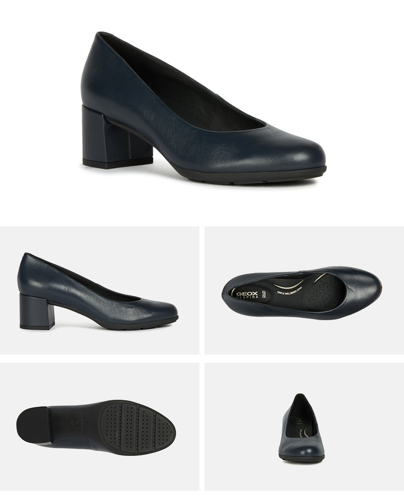 Geox 健乐士 Annya 女式粗跟单鞋 D92CBA ￥73.85起 天猫￥539