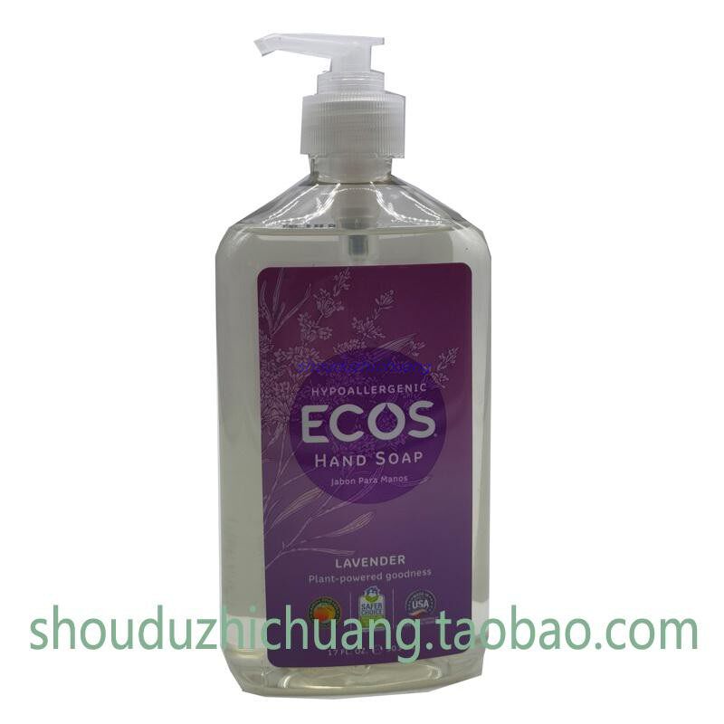 US imports ECOS Earth natural lavender moisturizing handwashing liquid 502 ml