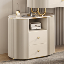 Bedroom dresser Matching dressing cabinet Light luxury storage cabinet One simple modern rock board bedside table locker
