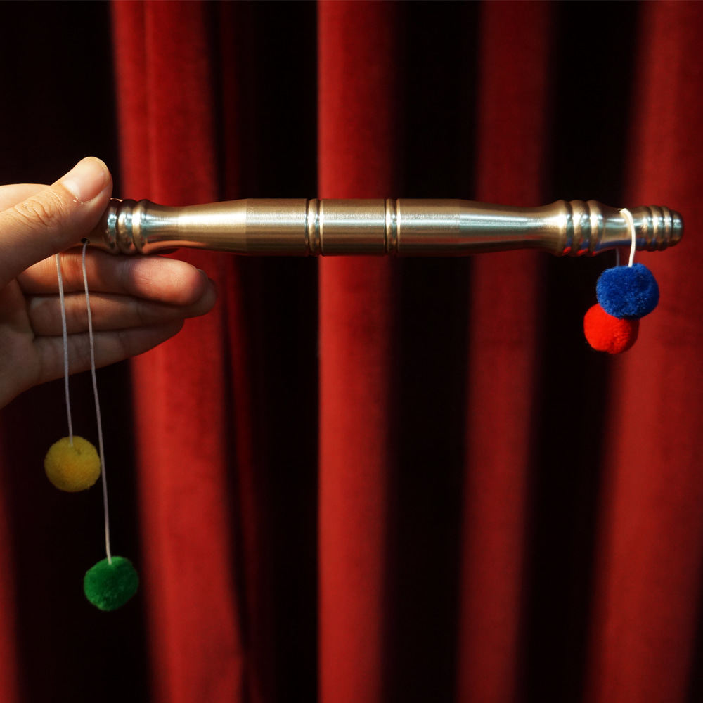 South Korea's invincible production of magic props traditional trick mandarin duck stick new version of the stage close-up magic pull stick