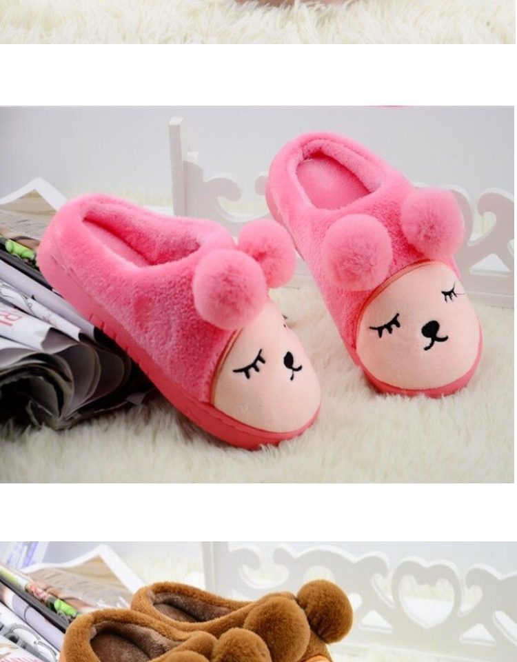 Pantoufles enfants en suède pour hiver - semelle tendon - Ref 1010290 Image 9