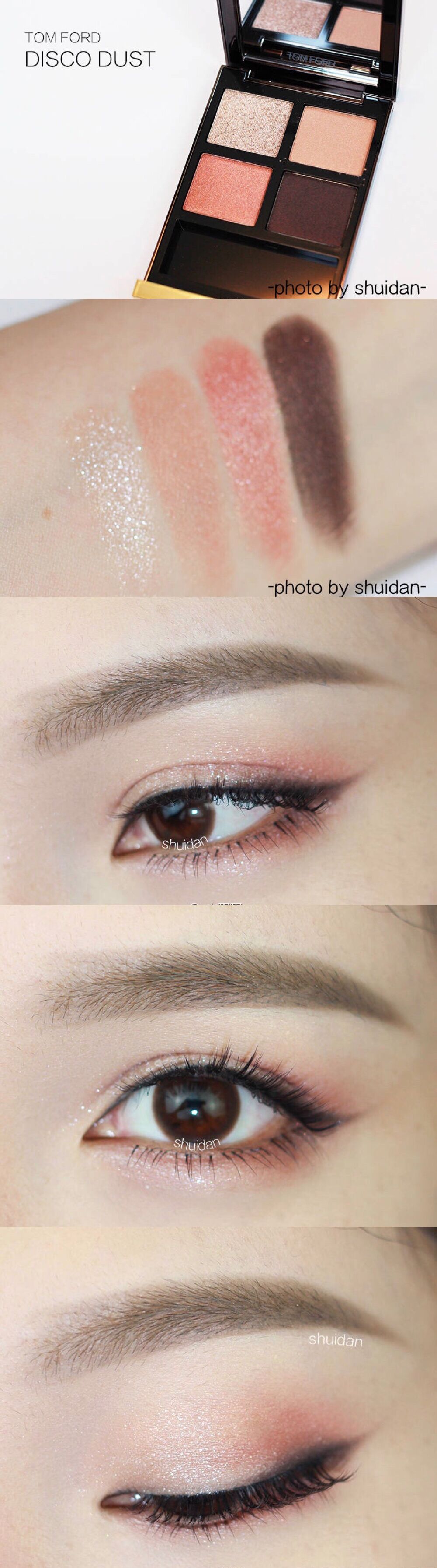 Bảng màu mắt Tom Ford / Tom Ford TF Four Color # 20 # 04 # 12 Fairy Khay bảng màu mắt etude house