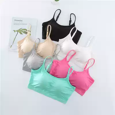Modal cotton bra, sling, bottoming, chest wrap, chest pad, bandeau, anti-light, no steel ring, thin section, middle-aged and elderly students