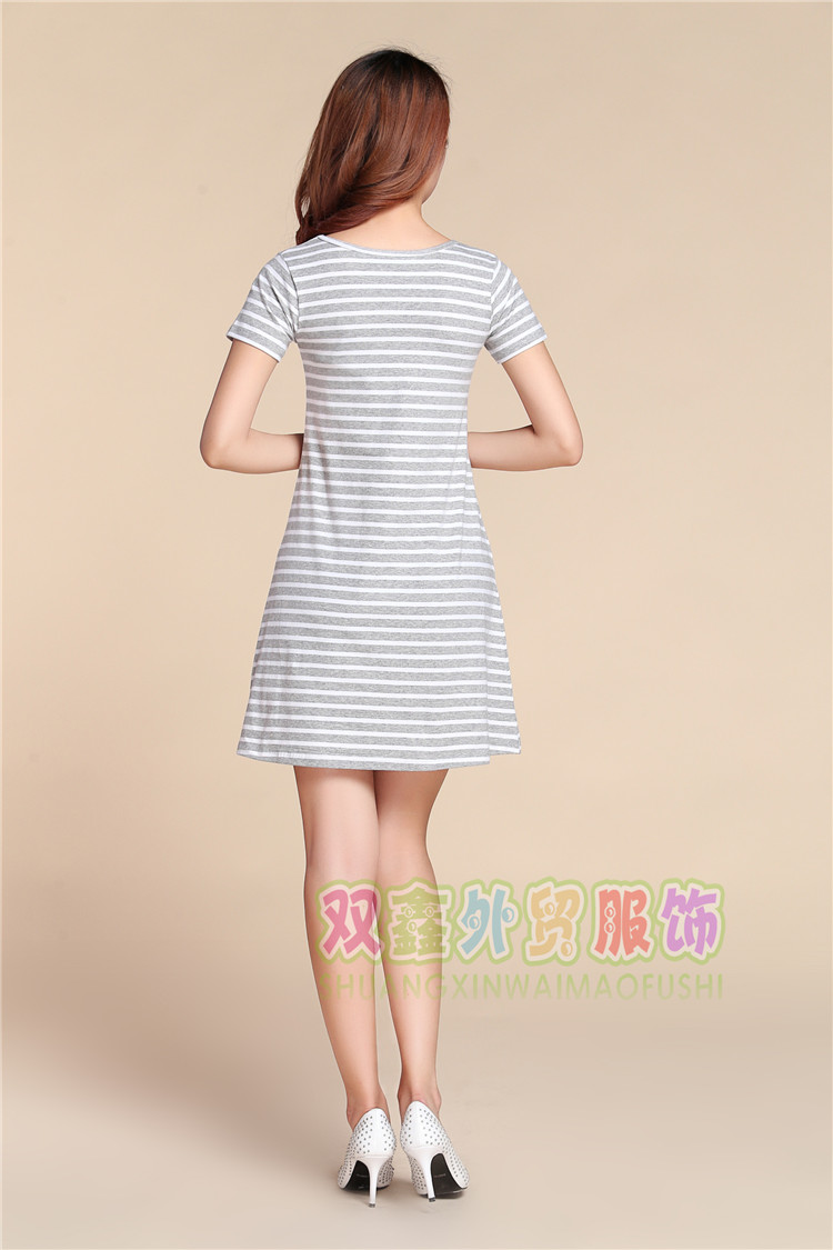 Bông vành đai ngực pad ngắn tay nightdress áo ngực đồ ngủ không có thép vòng cup một nhà giải trí ăn mặc có thể được đeo