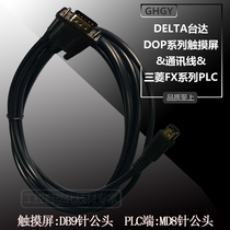 Japan Mitsubishi FX series PLC and DELTA touch screen DOP-B human-machine interface communication cable