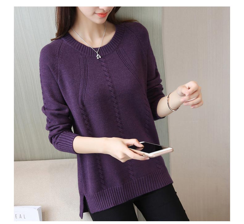 Áo len xuân hè 2018 set đồ mới của nữ sinh viên Hàn Quốc hoang dã tay dài màu rắn dệt kim áo khoác ngắn thủy triều áo cardigan