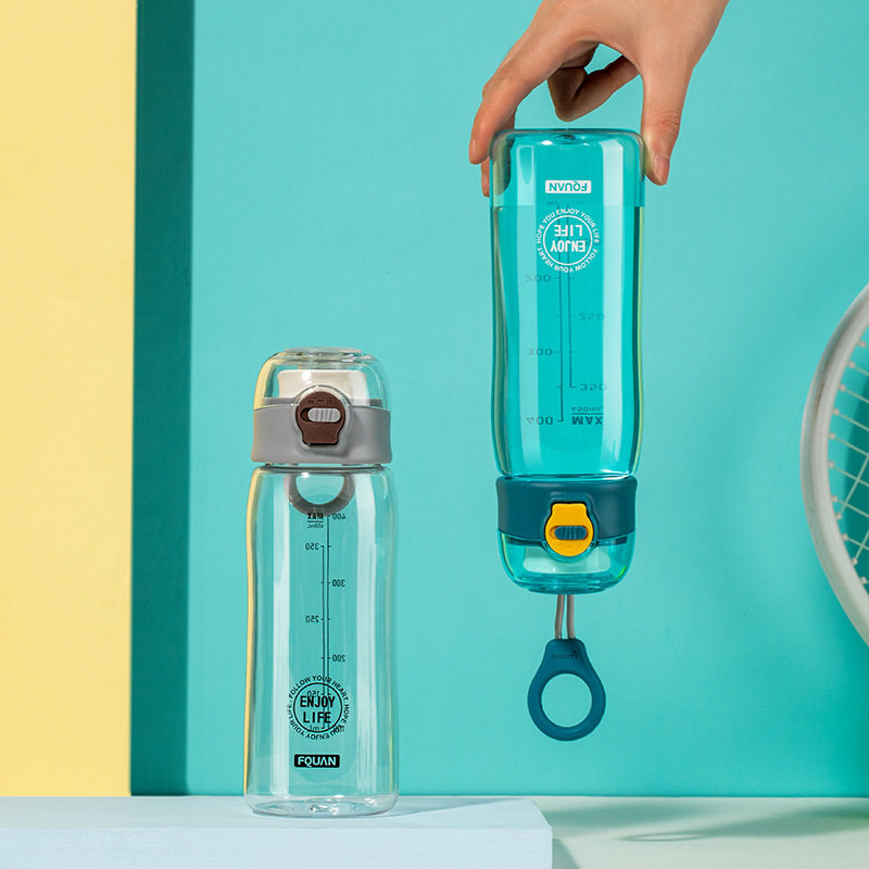 Rich Water Glass Summer Students with Handcups Inwind Cute Minimalist Plastic Cups Kindergarten Children Duckbilled Kettle-Taobao