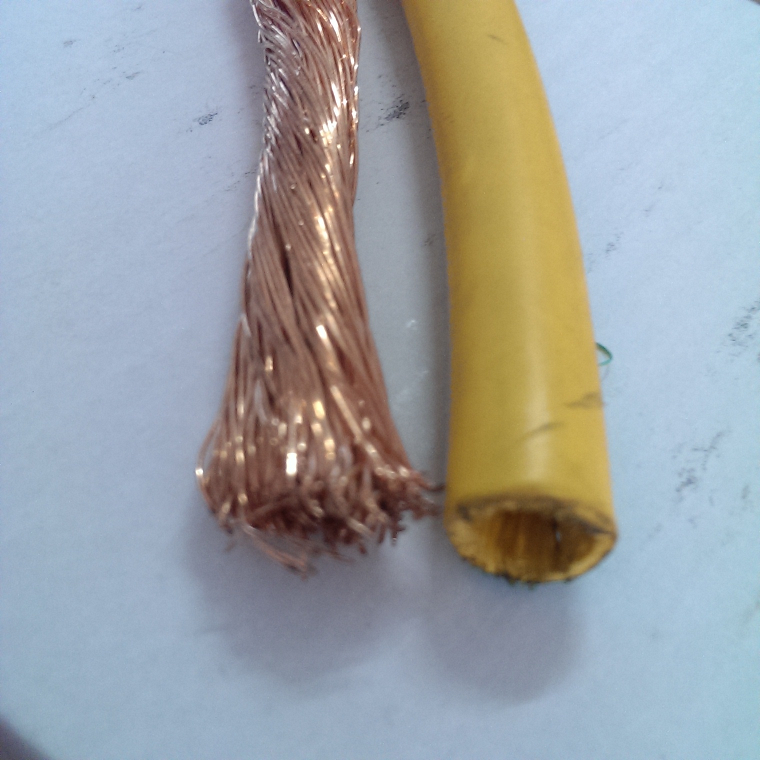 Glasses multi-strand copper core wire BVR-25 single-core yellow-green grounding wire 25 square telecommunications copper core wire (soft copper wire)