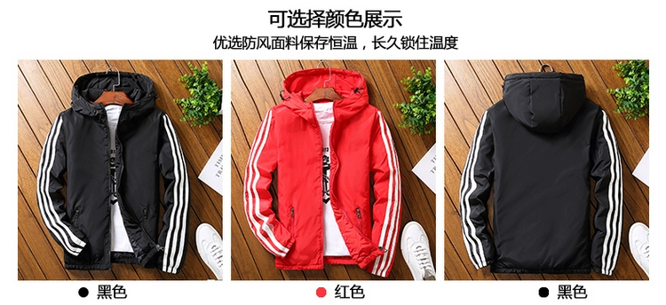 Áo khoác cotton mùa đông đôi dày xuống quần áo cotton nam và nữ áo khoác cotton in quần áo công sở dịch vụ lớp tùy chỉnh in logo