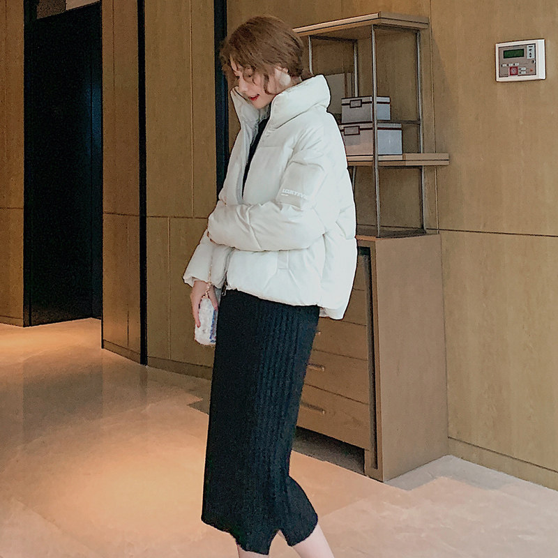 棉服女冬面包短款网红韩版宽松学生ins港风原宿bf 潮 chic小香风