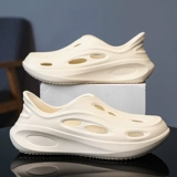 Летние ультрамягкие спортивные нескользящие тапочки в стиле Crocs, босоножки, подходят для носки на улице, антибактериальная пропитка, размер, закрытые носок и пятка, подходят для работы на ногах, мягкая подошва