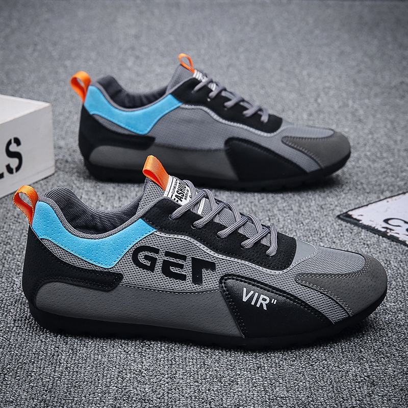 Men's Shoes, Summer Breathable Cycling Training Fitness Mesh Casual Sports Ultra-Light Shock-Absorbing Running Forrest Gump Driving Trendy Shoes