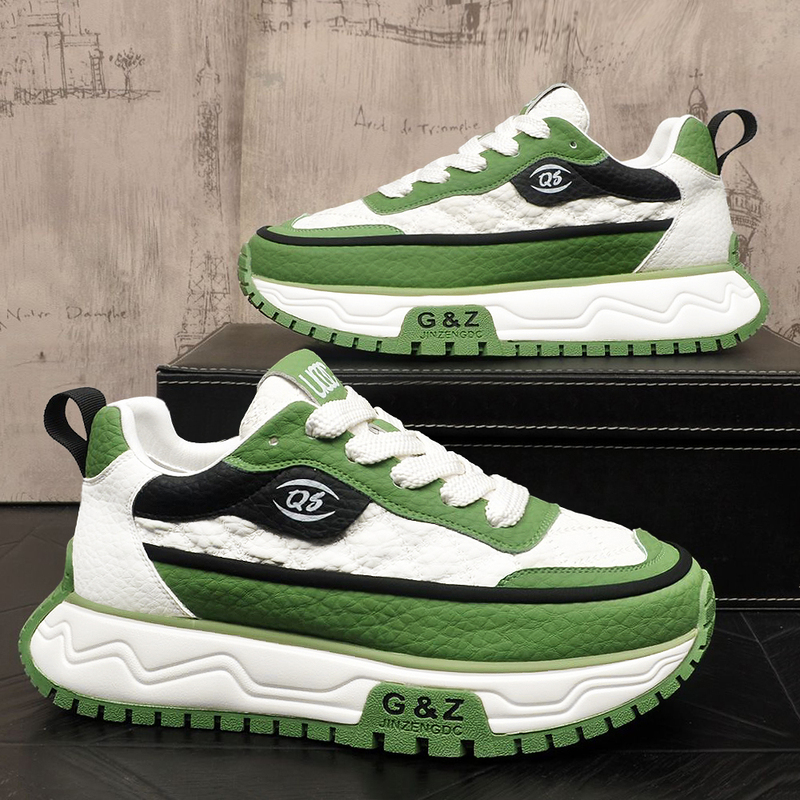 Forrest Gump Men's Shoes, Autumn Casual Non-Slip Soft Sole Height-Increasing Youth Student Running Sports Trendy Green Dad Shoes Forrest Gump Men's Shoes, Autumn Casual Non-Slip Soft Sole Height-Increasing Youth Student Running Sports Trendy Green Dad Shoes