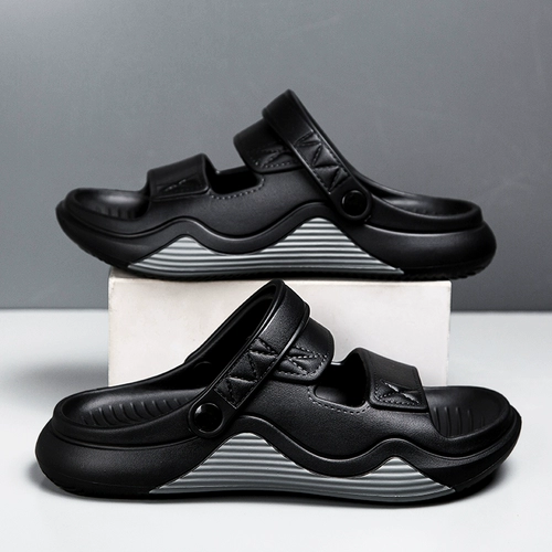 Летние тапочки, спортивные нескользящие дезодорированные пляжные сандалии, большой размер, подходит для подростков