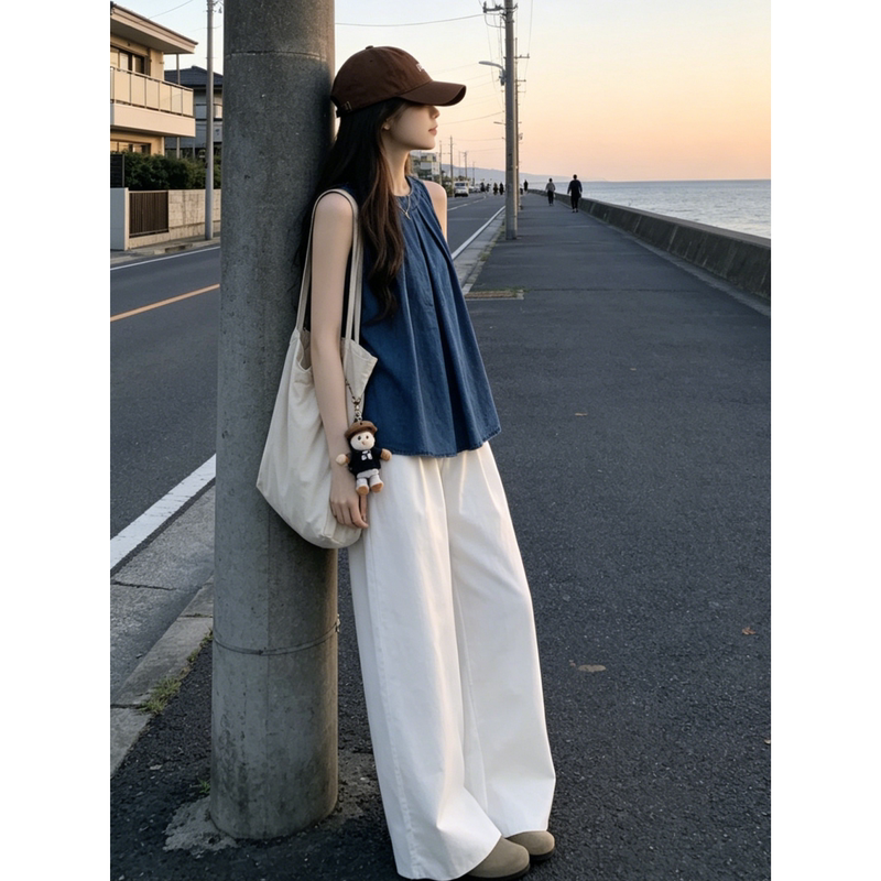 2026 Super Trendy Summer Outfit, a Unique and Stylish Two-Piece Set with a Tank Top and Casual Pants