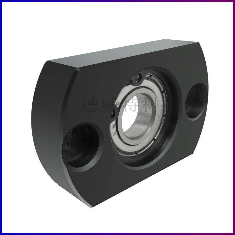 BHH inner diameter 6-8mm with circlip single bearing with seat double trimmed flange support seat BACA BFF43 aluminum alloy