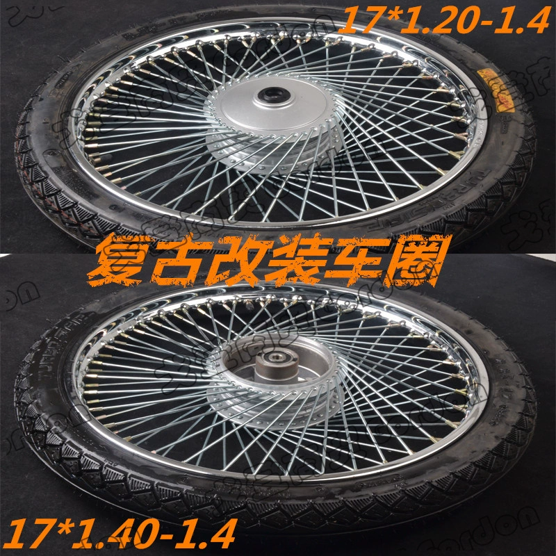 Dayang Gia Lăng 70 90 100 110 Hiệp Sĩ cong chùm xe xe máy retro rim 72 dây bánh xe vòng thép