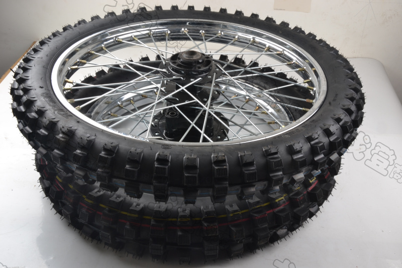 Motocross Gia Lăng bắp cải Trung Quốc Zongshen GY125250 phía trước 19 sau 16 bánh xe rim lốp lắp ráp bánh xe vành xe máy goshi