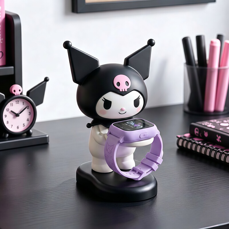Kuromi Is Suitable for Little Genius Phone Watch Z11Z12 Charging Stand, Children's Huawei X1/X1Pro Base Kuromi Is Suitable for Little Genius Phone Watch Z11Z12 Charging Stand, Children's Huawei X1/X1Pro Base