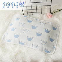 Baby 0-1-3-6 years old pillow cotton pillow childrens kindergarten breathable six-layer cotton gauze pillowcase baby pillow